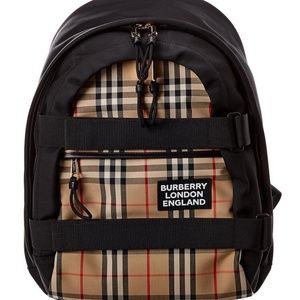 New - Burberry Medium Nevis Vintage Check Backpack - 100% Authentic